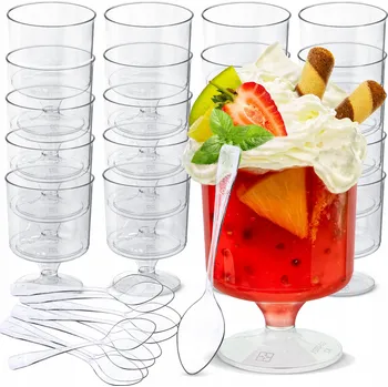 Sklenice Skleničky poháry , dezertní, degustační, 150 Ml , na svačiny, dezerty, 10 Ks