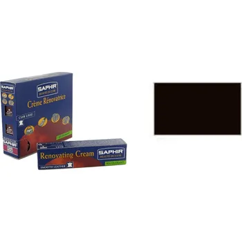 Autokosmetika KRÉM NA RENOVACI KŮŽE SAPHIR NA ŠKRÁBANCE TMAVĚ HNĚDÝ