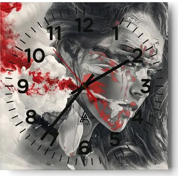 Hodiny Nástěnné hodiny ARTTOR červené 40 cm