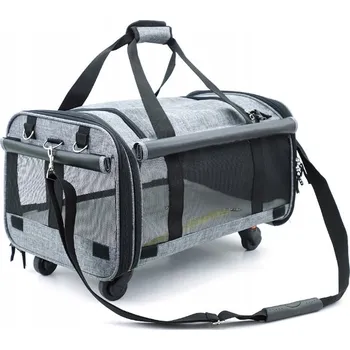 přepravka pro zvíře Přepravka pro psa Perfectlife šedá XL 60 cm x 38 cm 32 cm
