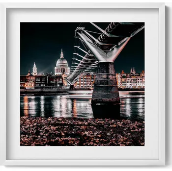 Obraz Dekorativní nástěnný obraz do pokoje Katedrála sv. Pavla v Londýně 50x50 cm