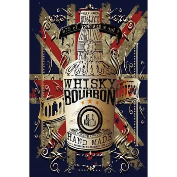 Obraz Cedule Whiskey Bourbon