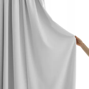 Závěs Zatemňovací závěsy s kroužky 100x380 BÍLÉ BLACKOUT Na Míru
