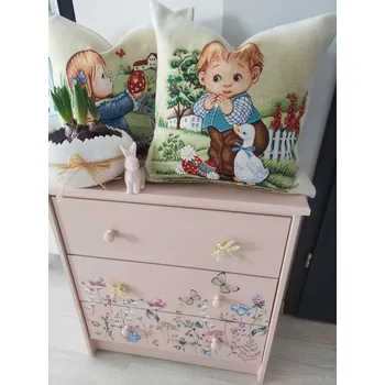 Povlečení Velikonoční povlak na polštář V51 s chlapcem