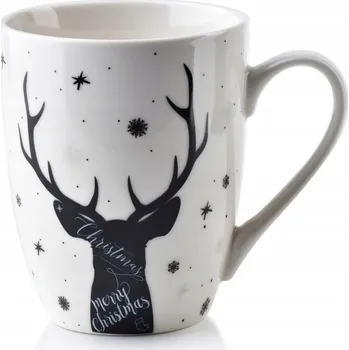 Hrnek Affek Design Santa lila porcelán 350 ml