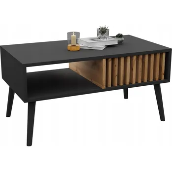 Konferenční stolek Konferenční stolek Malecki Meble obdélníkový 90 x 50 x 45 cm černý