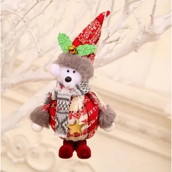 Vánoční ozdoba 77 závěsná ozdoba na stromeček medvídek Vánoce