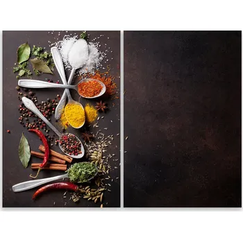 Kuchyňské prkénko Skleněná Ochranná Deska a Krájecí Prkénko | Indukce, Sporák ds-0058