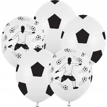 Balónek Balónky s motivem fotbalového míče na fotbalovou oslavu narozenin