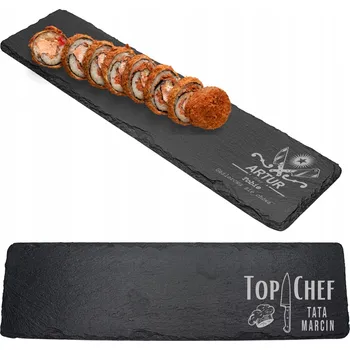 Obraz KAMENNÉ PRKÉNKO S GRAVÍROVÁNÍM NA SUSHI, STEAKY - VLASTNÍ GRAVURA