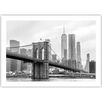 Obraz Plakát bez rámu do obýváku ložnice 70x50 New York moderní módní obraz