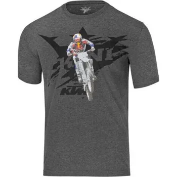 Pánské tričko KTM POPOUT TEE Tmavě šedá M