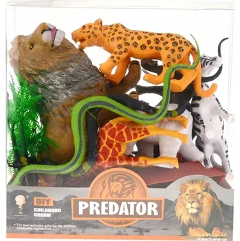 Figurka SADA FIGUREK DIVOKÁ ZVÍŘATA SAFARI FIGURKY ZOO