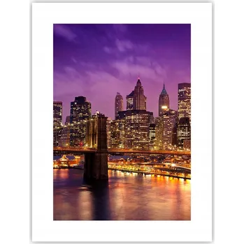 Obraz Obraz plakát do obýváku nebo ložnice 30x40 cm – město, plakáty na zeď bez rámu