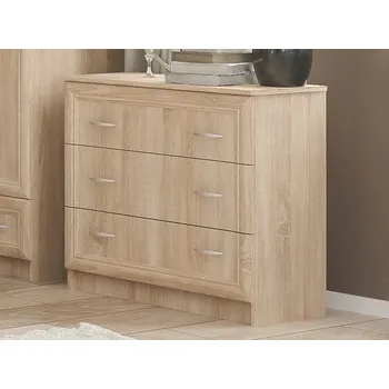 Komoda Komoda Nejlevnějšínábytek.cz dle popisu 80 x 38 x 77 cm, odstíny hnědé