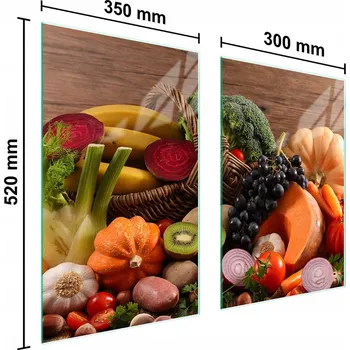 Kuchyňské prkénko Krájecí deska TMK ArtDeko sklo 2 ks