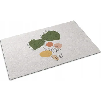 Rohožka Dekorativní venkovní rohožka, protiskluzová Kočky Monstery 90x60 cm