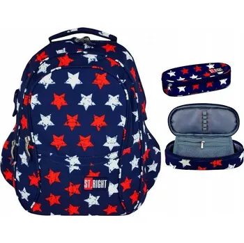 Školní batoh Školní batoh vícekomorový St. Majewski vícebarevný 23 l