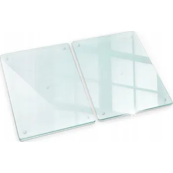 Obraz Průhledná kuchyňská zástěna na desku proti stříkající vodě, 2x 40x52 cm