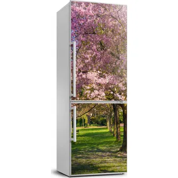 Fototapeta Samolepicí fototapeta na ledničku Třešňové stromy