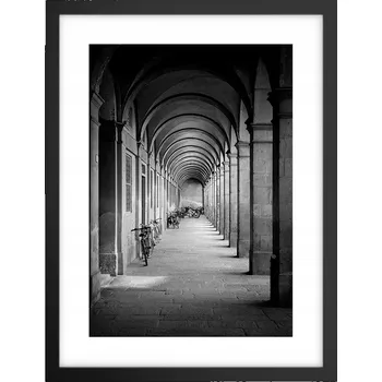 Obraz Obraz plakát v černém rámu do obýváku 30x40 architektura foto na zeď