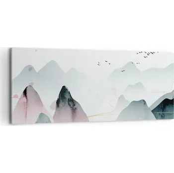 Obraz Foto obraz na plátně 100x40 krajina obývací pokoj ložnice na zeď velký