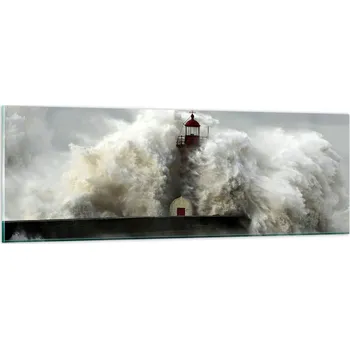 Obraz Obraz na skle do obýváku ložnice 90x30 krajina obrazy na zeď sklo