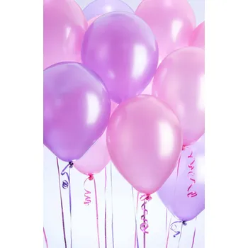 Obraz Plakát Růžové balónky bez rámu 53 x 81 cm