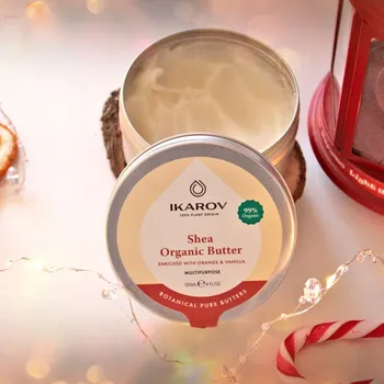 Tělový krém Bio bambucké máslo pomeranč a vanilka 100% přírodní Ikarov 120 ml