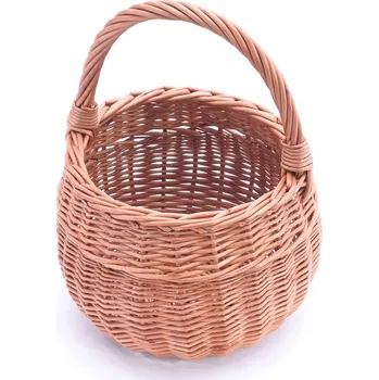 Velikonoční dekorace Velikonoční košíček Kulatý Proutěný Boler 20 cm