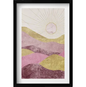 Obraz Dekorativní obraz na zeď do obýváku kuchyně Abstraktní horská krajina 40x60 cm