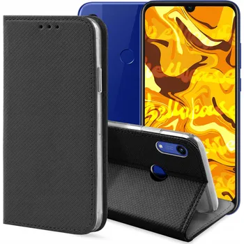 Pouzdro na mobilní telefon Pouzdro s klopou Hello Case pro Huawei Y6S / Y6 PRIME 2019 / HONOR 8A černé