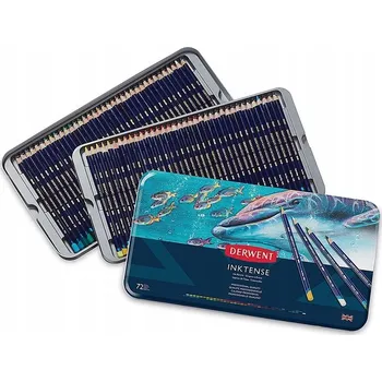 Kresba Derwent Inktense akvarelové Pastelky 72 ks