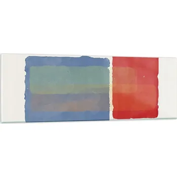 Obraz Obraz na skle do obýváku ložnice 90x30 abstrakce obrazy na zeď sklo