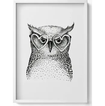 Obraz Elegantní obraz v bílém rámu Ručně kreslené ilustrace 50x70 cm