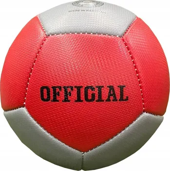 Fotbalový míč Fotbalový mini míč GUN 12 pannels red/grey