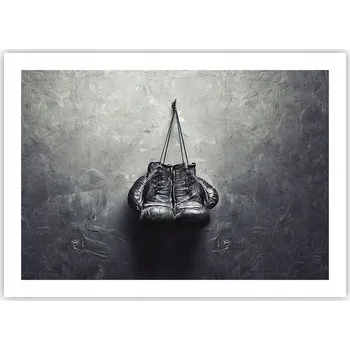 Obraz Plakát bez rámu do obýváku ložnice 70x50 moderní boxovaný design