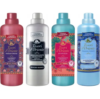 Aviváž Tekutá aviváž na prádlo italská TESORI D'ORIENTE 38 praní Mix 4x 760 ml
