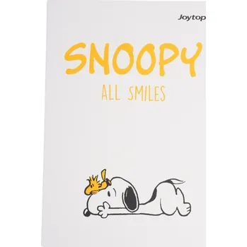 Sešit Sešit Snoopy Fistaszki All Smiles Bílý B5 40 Listů
