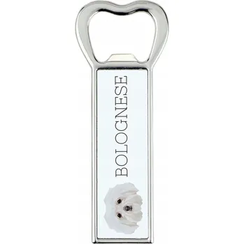 Otvírák Otvírák na láhve s boloňským psíkem - geometrický design