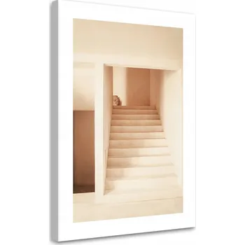 Obraz OBRAZ NA PLÁTNĚ Estetický obraz na plátně Schody CANVAS 40x60 cm