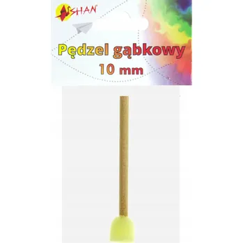 Malířský štětec HOUBIČKOVÝ ŠTĚTEC 10 mm SHAN UNIVERZÁLNÍ DŘEVĚNÁ RUKOJEŤ KULATÁ KONCOVKA