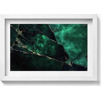 Obraz Dekorace obraz s grafikou v krásném rámu Textura kamene glamour 30x20 cm