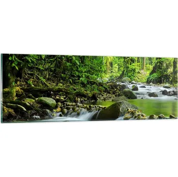 Obraz Obraz na skle do obýváku ložnice 90x30 krajina obrazy na zeď sklo