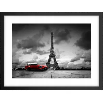 Obraz Obraz plakát v černém rámu do obýváku 40x30, motiv: motorismus, foto na zeď