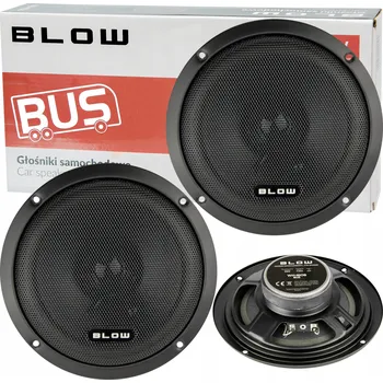 Auto Hi-Fi 2x VÝKONNÉ AUTOREPRODUKTORY 100W 6,5" 4 Ohm 165mm 2-PÁSMOVÉ KRYTY BUS
