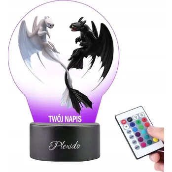 Lampička Noční lampa Plexido vícebarevná