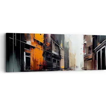 Obraz Obraz na plátně do obýváku ložnice 90x30 architektura obrazy na zeď