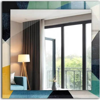 Zrcadlo Zrcadlo Coloray nástěnné čtverec 600 x 600 mm