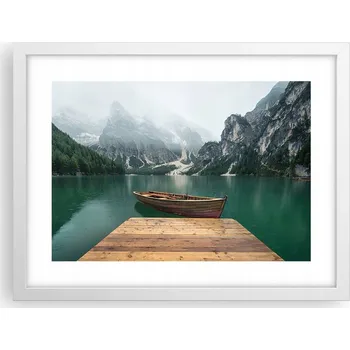 Obraz Obraz plakát v bílém rámu do obýváku 40x30 krajina foto na zeď